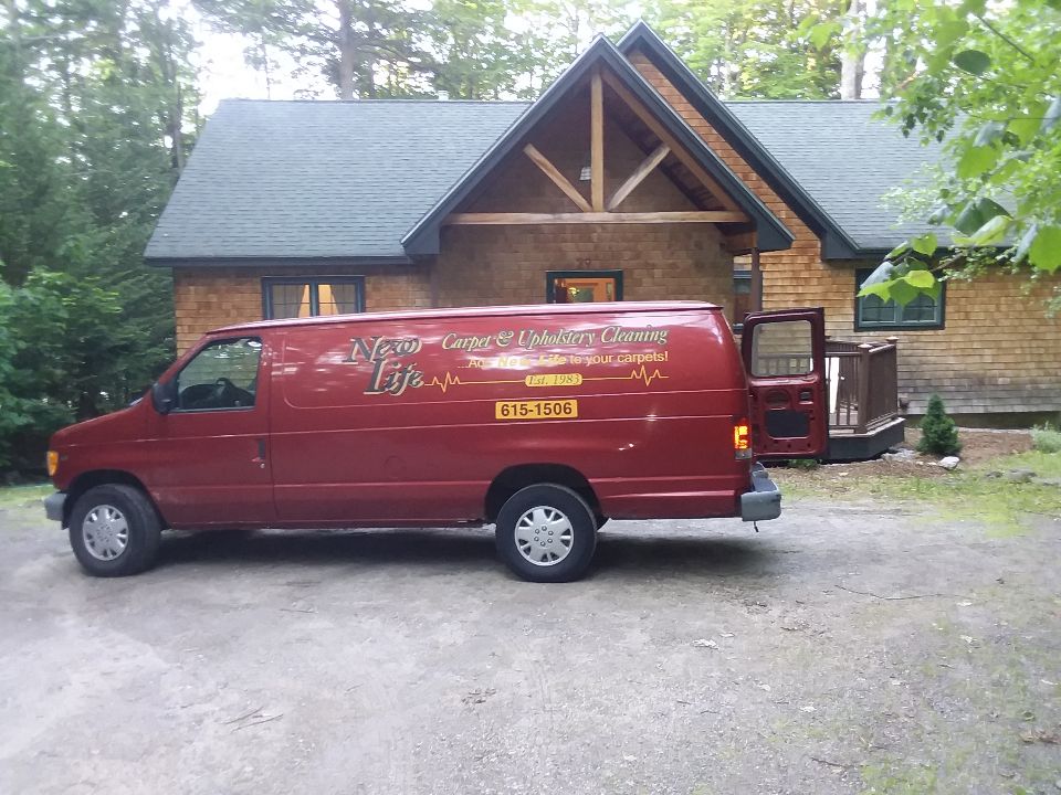 Carpet and upholstery cleaning equipment ready for service